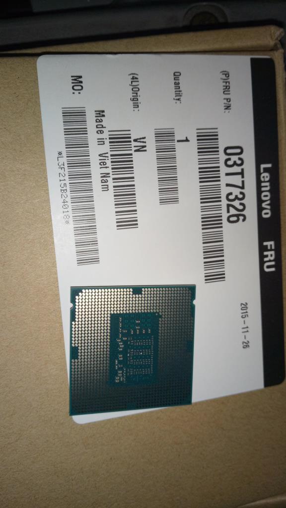 Lenovo Pu Processors - 03T7326