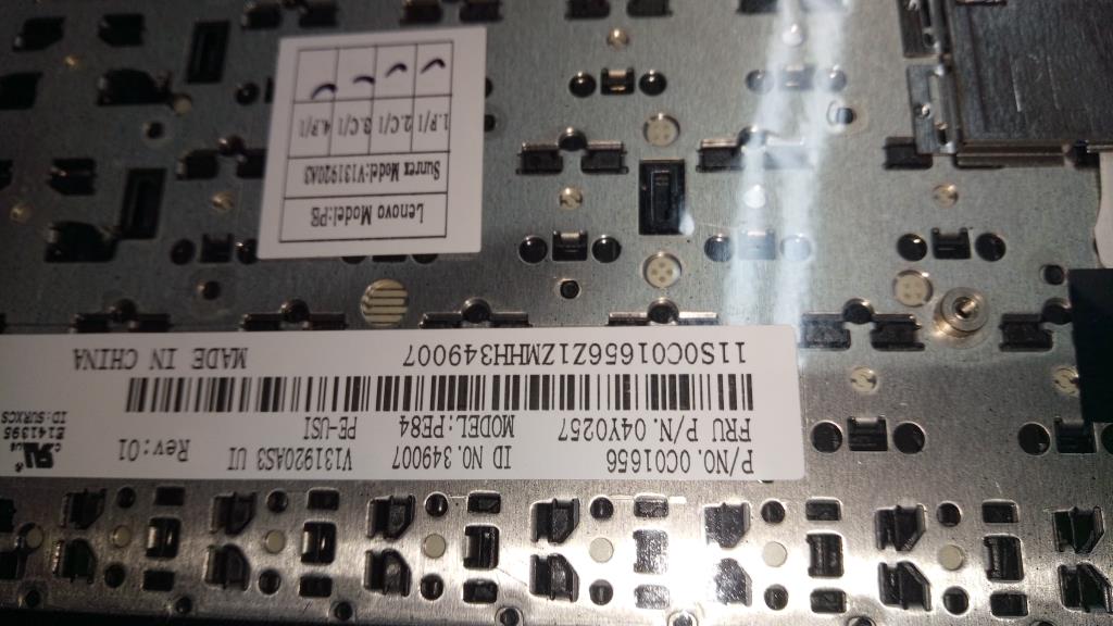 Lenovo Ki Keyboards Internal - 04Y0257