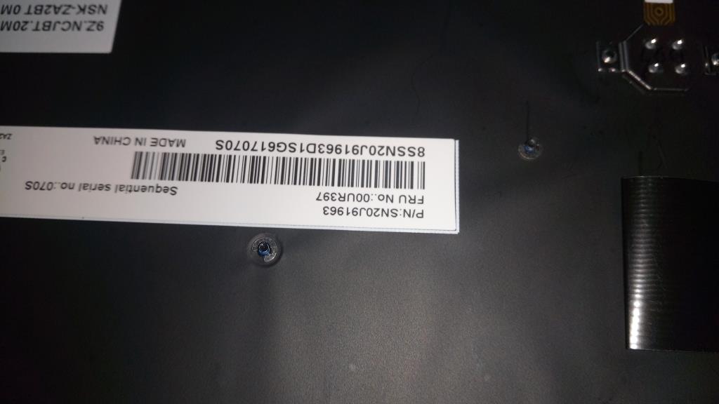 Lenovo Ki Keyboards Internal - 00UR397