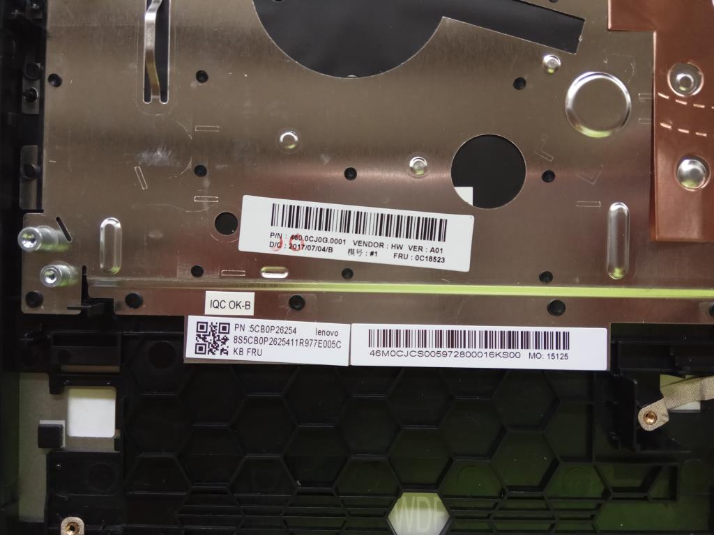 Lenovo Assembly Ucase W/Kb Bl Cz-Sk L - 5CB0P26254