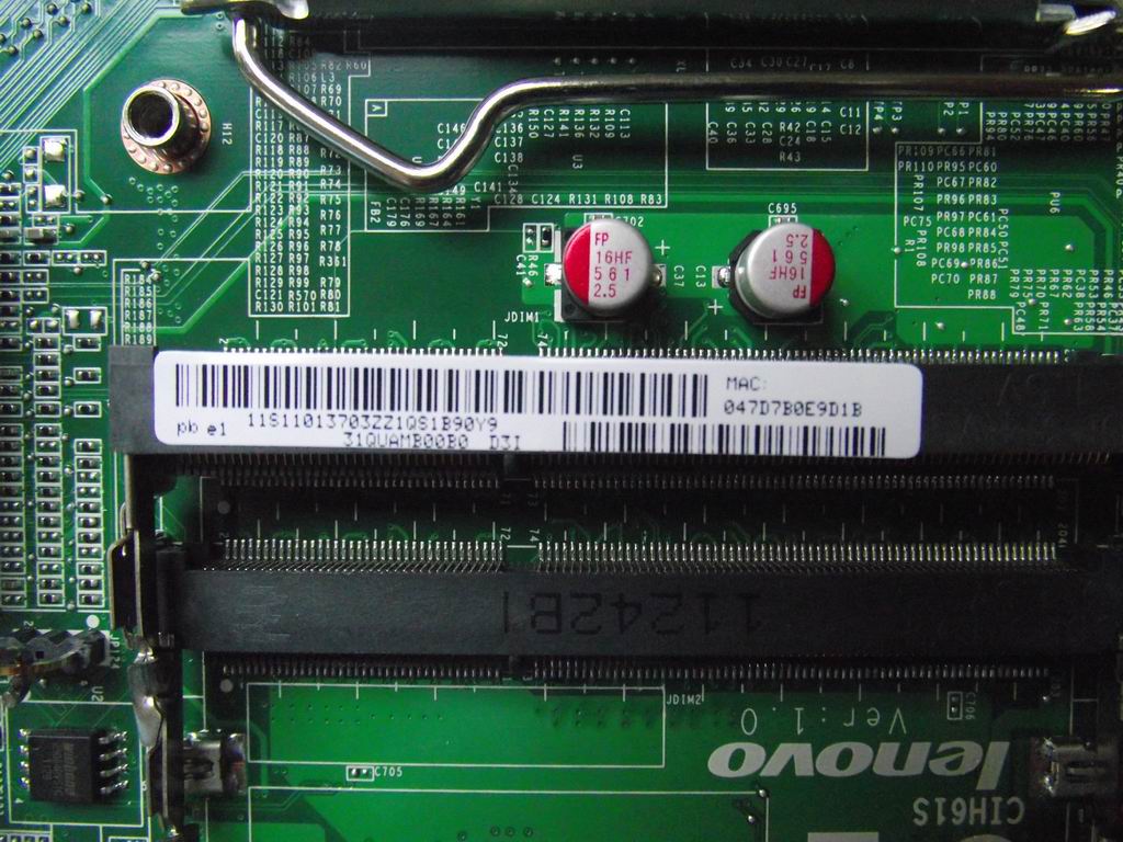 Lenovo 11013703 Mb I H61Uma Ddr3