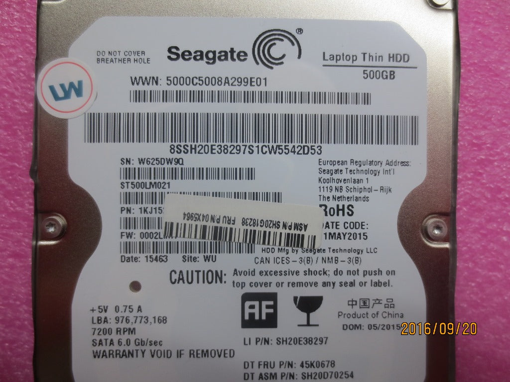 Lenovo Hd Hard Drives - 04X5964