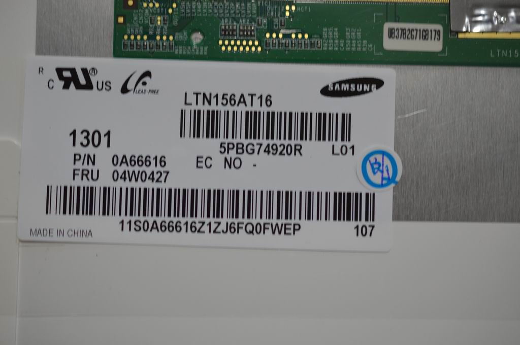 Lenovo 18004785 Lcd Sec Ltn156At16-L01 Hd G W