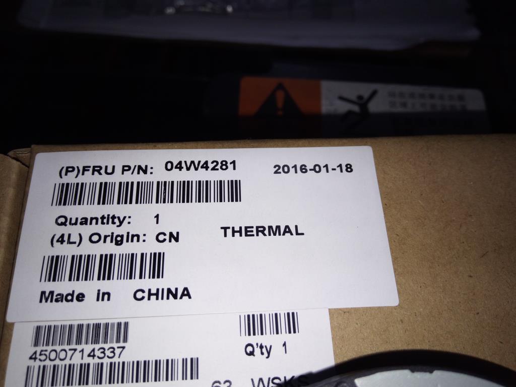Lenovo Heatsk Thermal Module Discrete - 04W4281