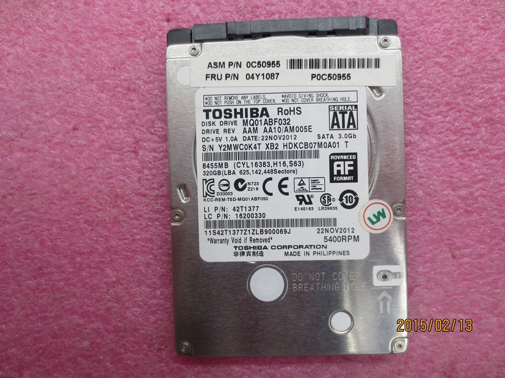 Lenovo Hd Hard Drives - 04Y1087