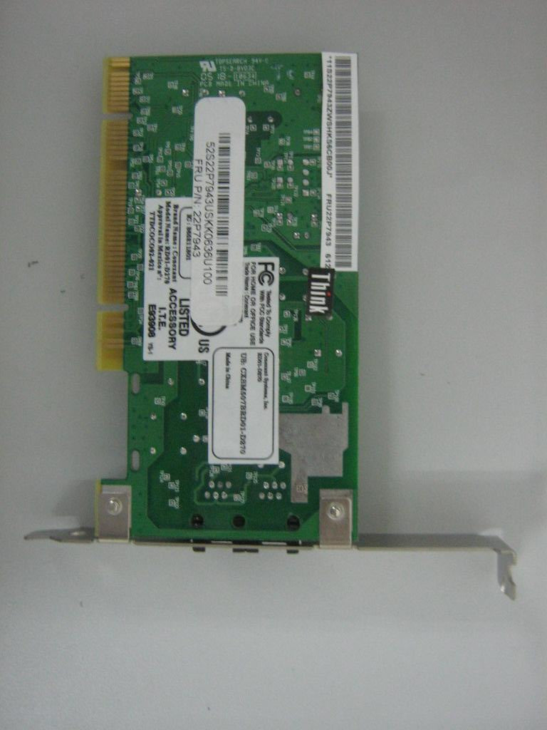 Lenovo Cards Misc Internal - 22P7943