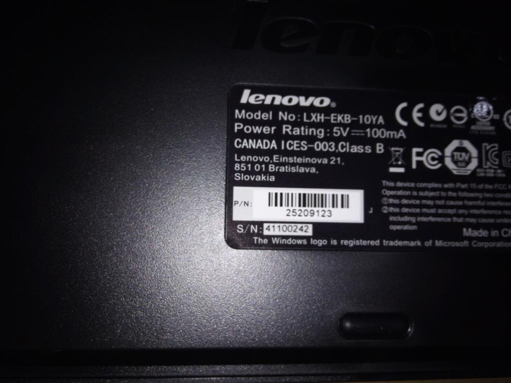 Lenovo Kb Keyboards External - 25209123