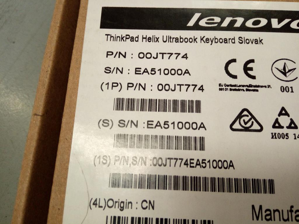 Lenovo Ki Keyboards Internal - 00JT774