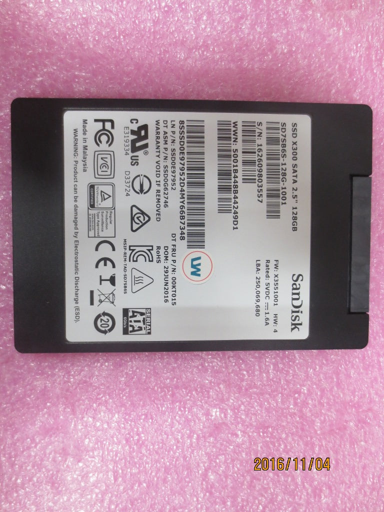 Lenovo Sd Solid State Drives - 00KT015