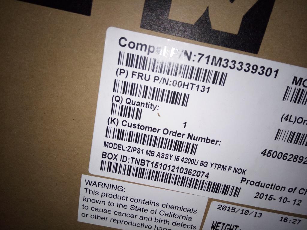Lenovo Pl System Boards - 00HT131