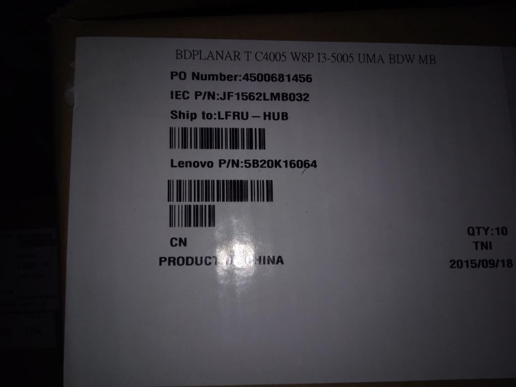 Lenovo Pl System Boards - 5B20K16064