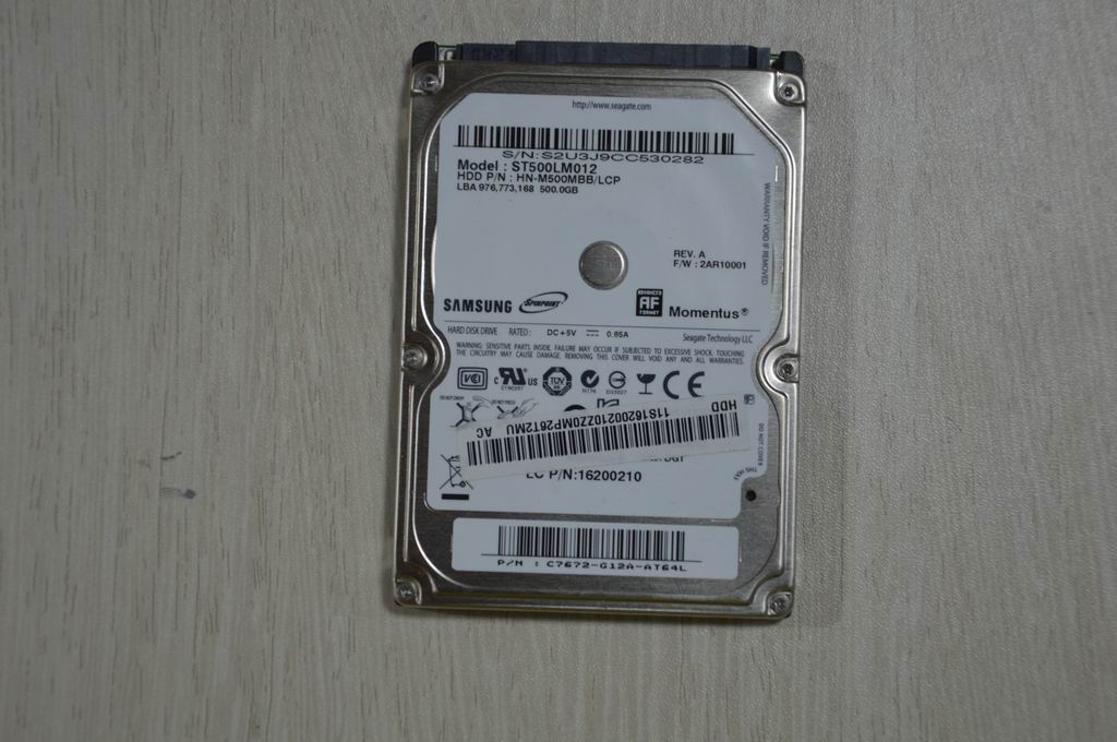 Lenovo 16200210 Hdd St500Lm012 5.4K 9.5 500G