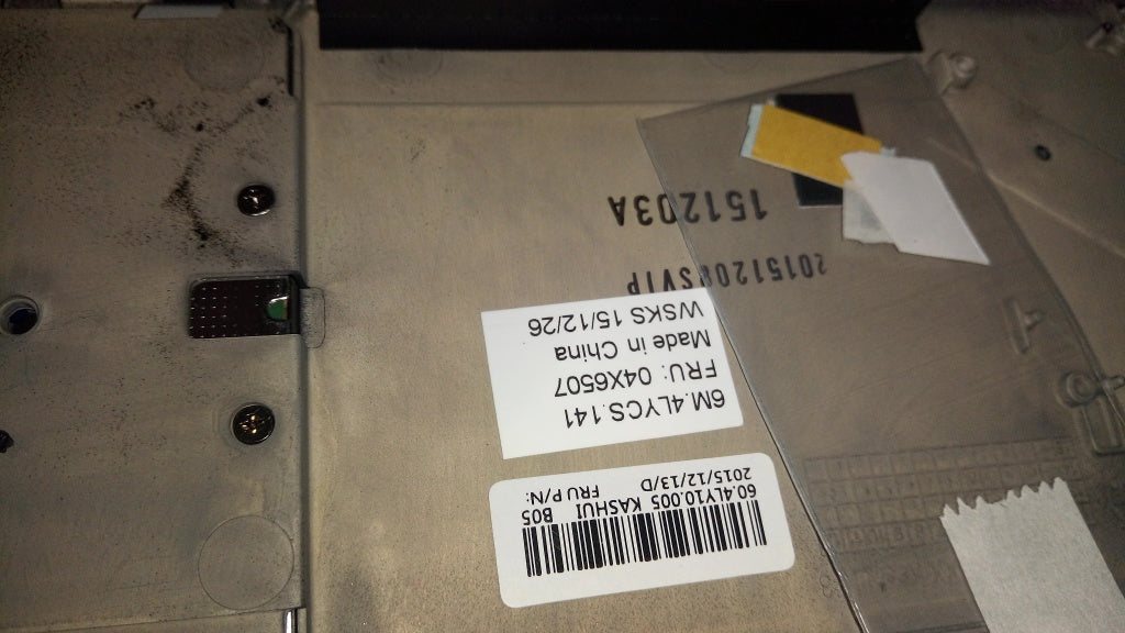 Lenovo Kp Kybd Bezels And Palmrests - 04X6507