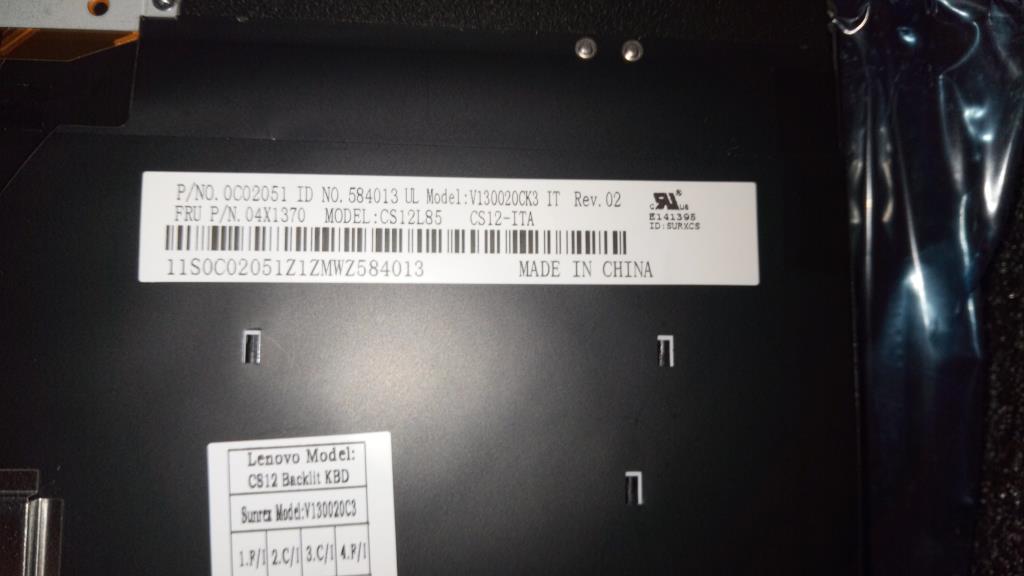 Lenovo Ki Keyboards Internal - 04X1370