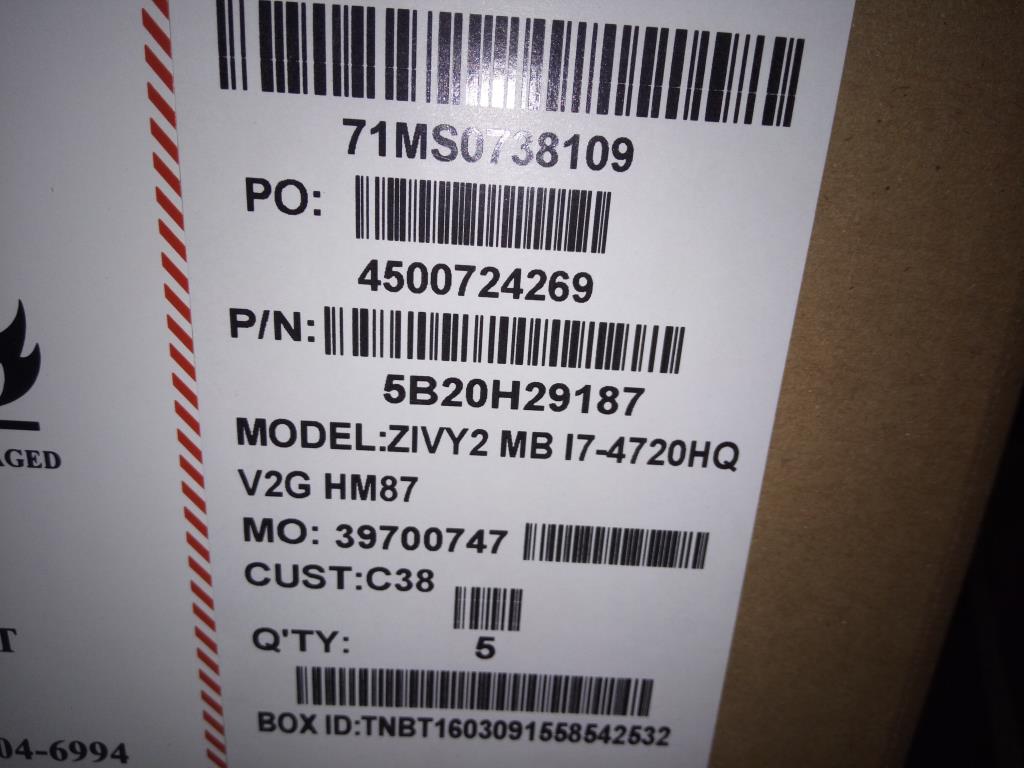 Lenovo Pl System Boards - 5B20H29187