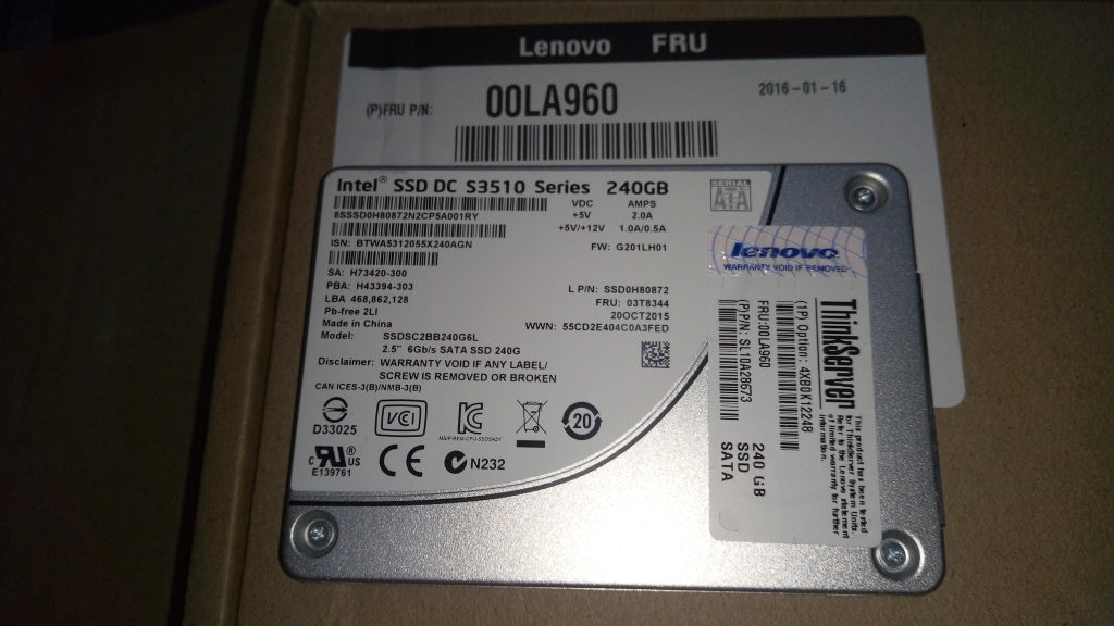 Lenovo Sd Solid State Drives - 00LA960