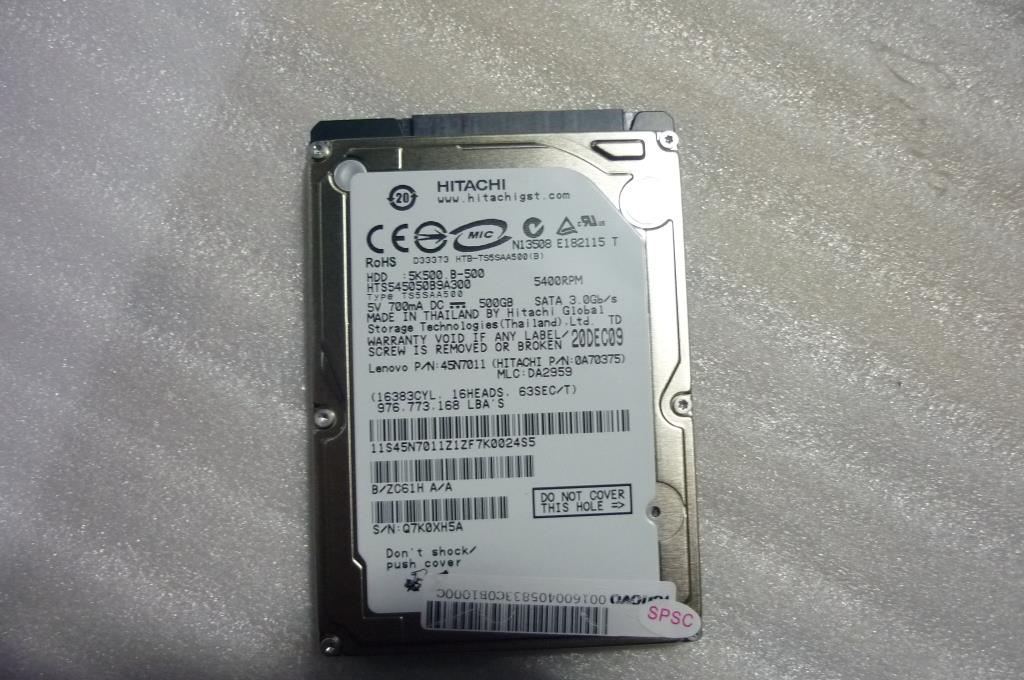 Lenovo 16004058 Hdd Hitac Hts545050B9A300 500G