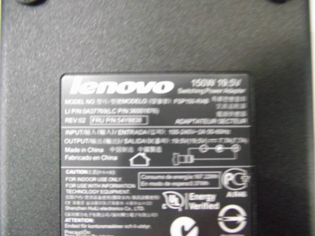 Lenovo 36001876 Ad Ac Adapters