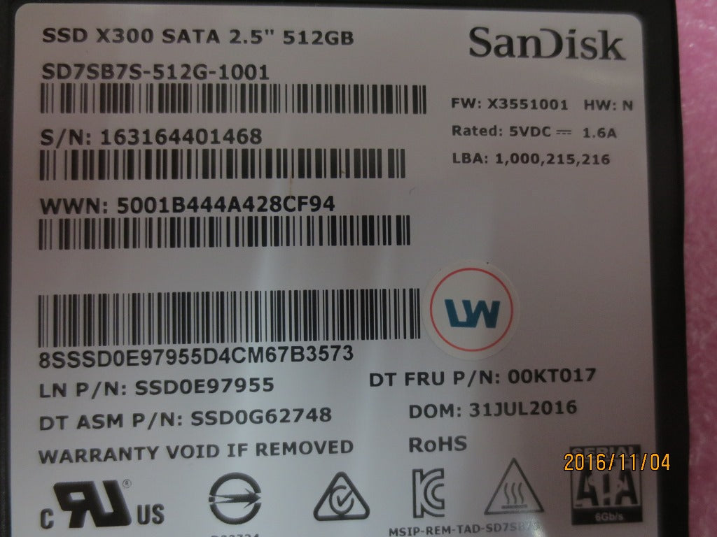 Lenovo 00Jt055 - Part