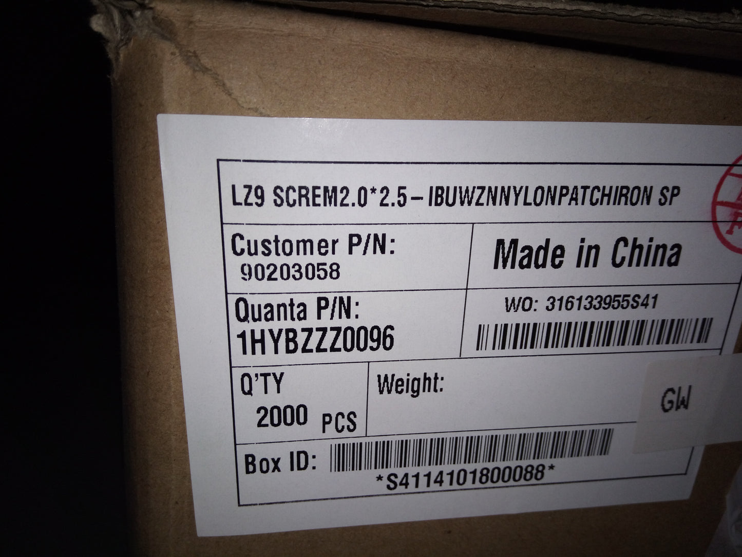 Lenovo Ks Kits Screws And Labels - 90203058