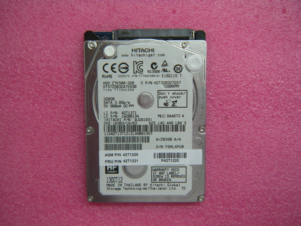 Lenovo 42T1221 Hard Drives