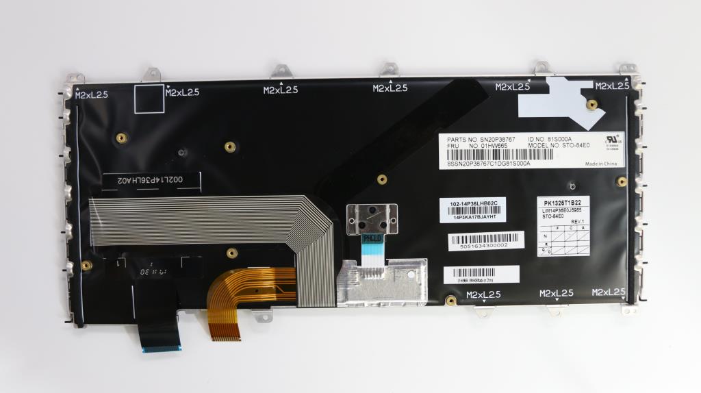 Lenovo Kb Chicony Silver Spn - 01HW665