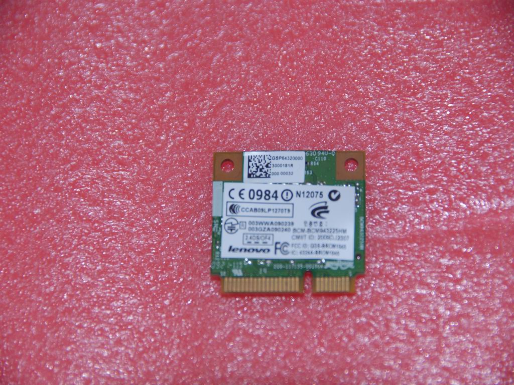 Lenovo 20002271 Wlan Gtc Bcm43225 Bgn Mow Nb