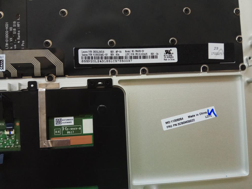 Lenovo Logic Up Assembly Silver Sa - 5CB0M35022