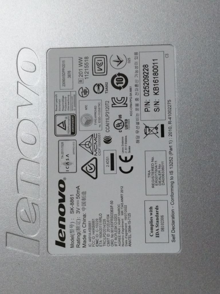 Lenovo Kb Keyboards External - 25209228