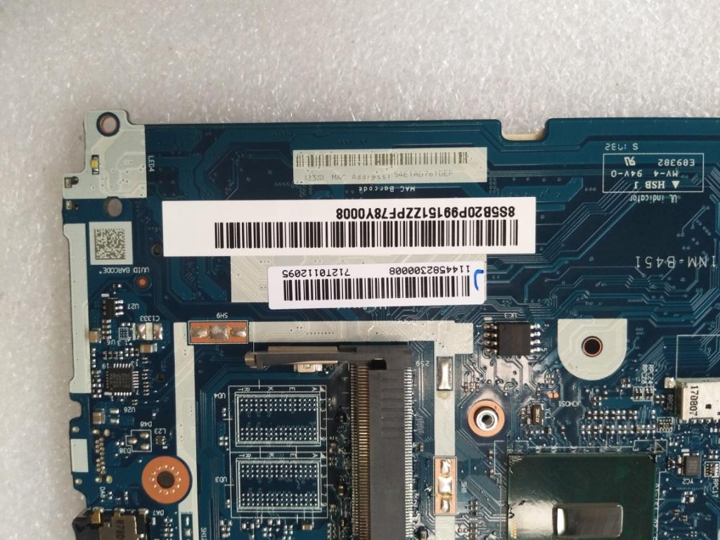 Lenovo Mb Nmb451 I78550U Uma Win - 5B20P99151