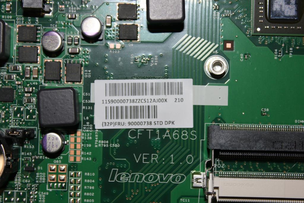 Lenovo Mainboard Cpu E2-1800 W/Win8 C - 90000738