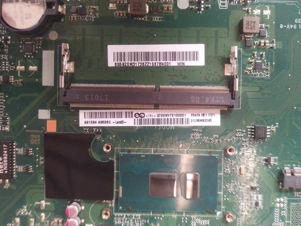 Lenovo Lv9 Mb(I7Cpu2.7G,4G,Hsfbo)Vol - 5B20M31738