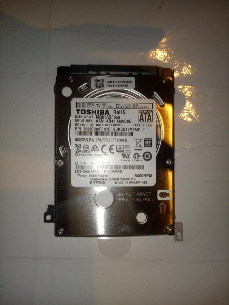 Lenovo Hd Hard Drives - 01AW500