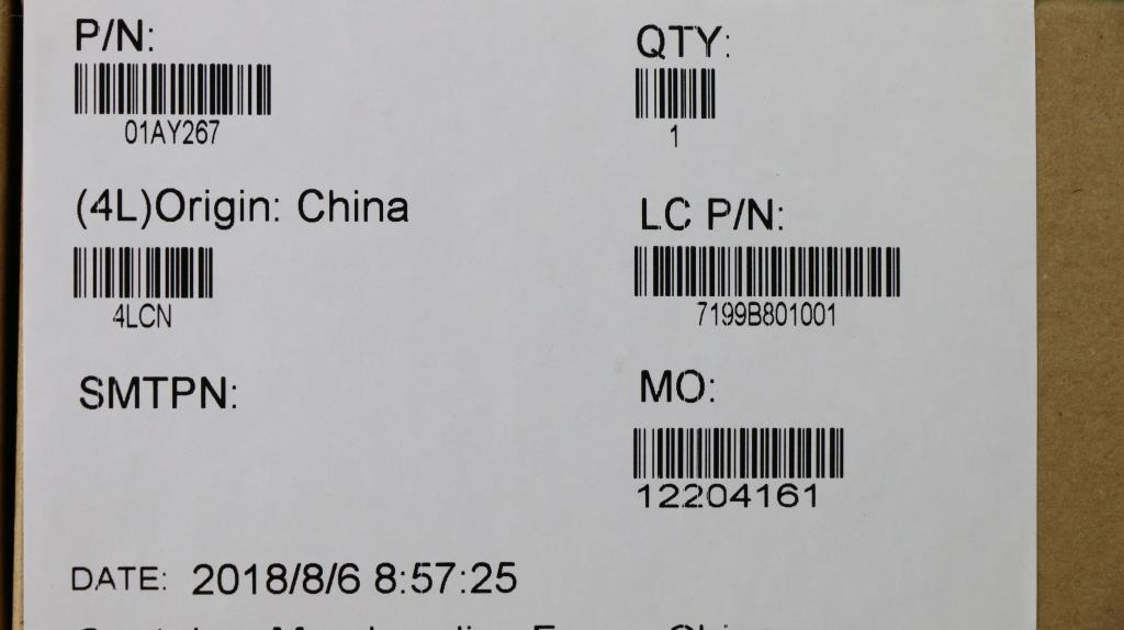 Lenovo Fru System Misc - 01AY267