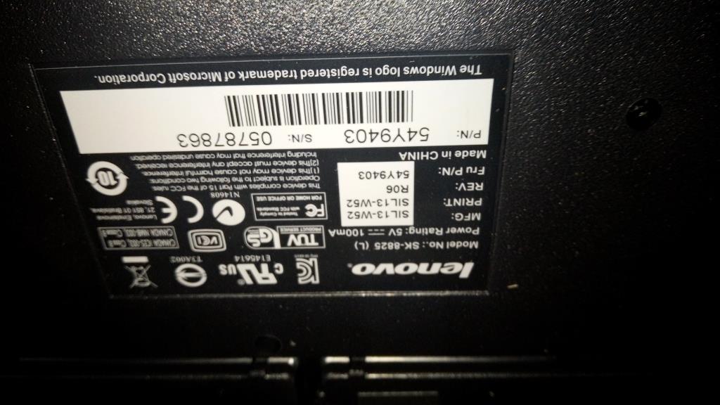 Lenovo Kb Keyboards External - 54Y9403