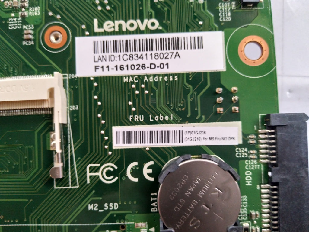 Lenovo Mb,Celeron J3355,Uma,No Dpk - 01GJ216
