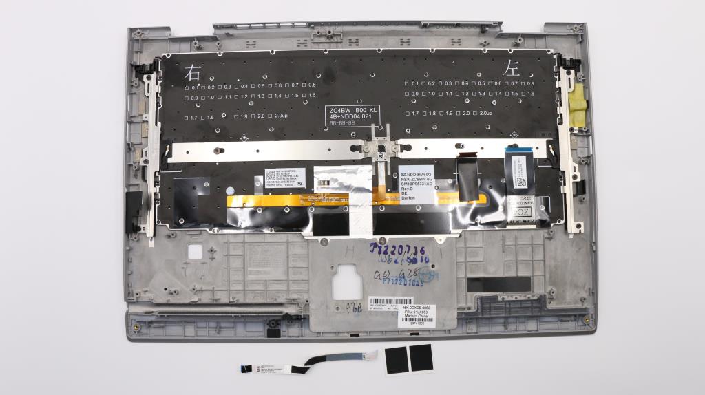 Lenovo 01LX953 Assembly Ccoverslvkbd Decbldfn