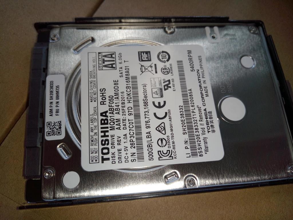 Lenovo Hd Hard Drives - 00HM735
