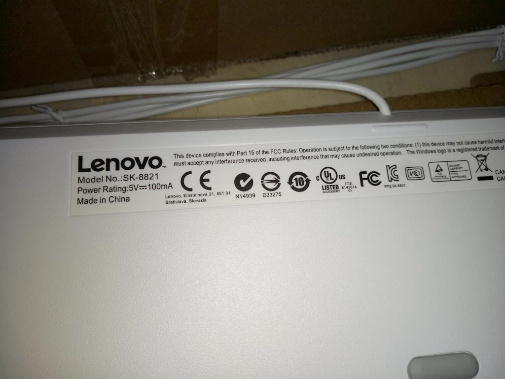 Lenovo Kb Keyboards External - 00XH416
