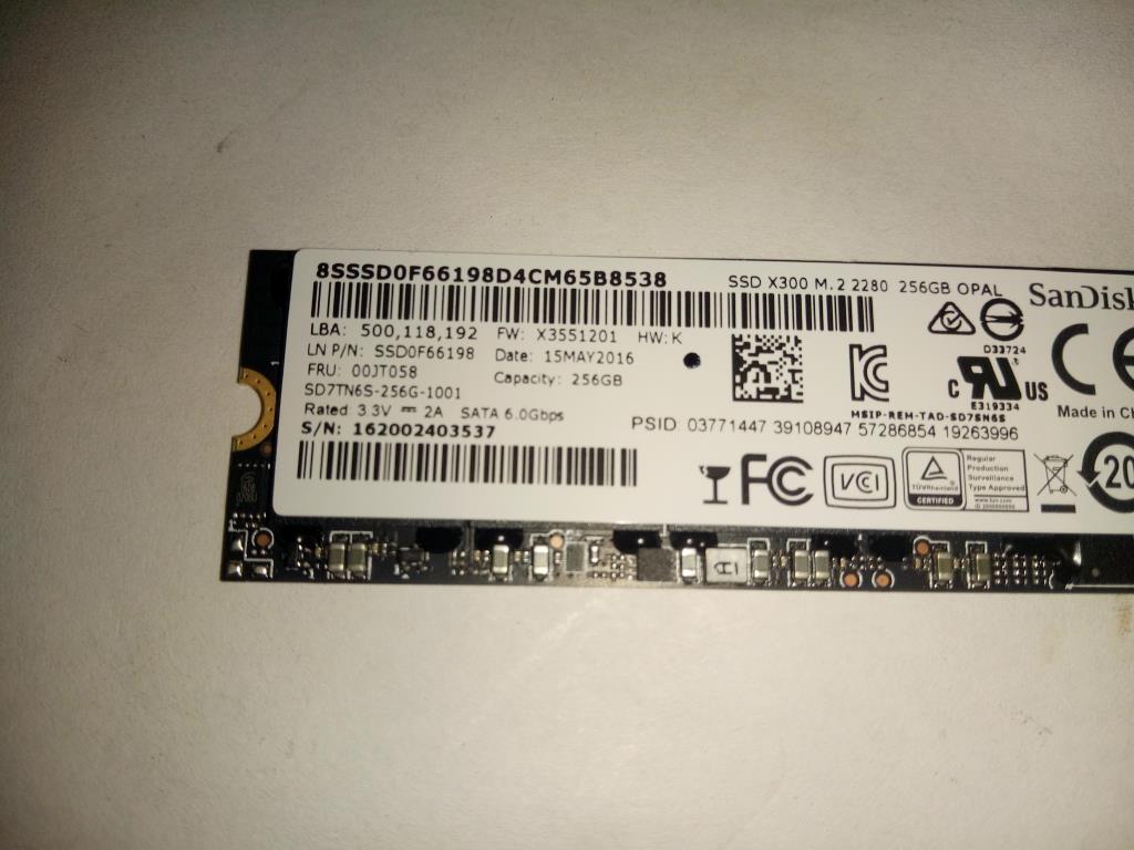 Lenovo Solid State Drive - 00JT058