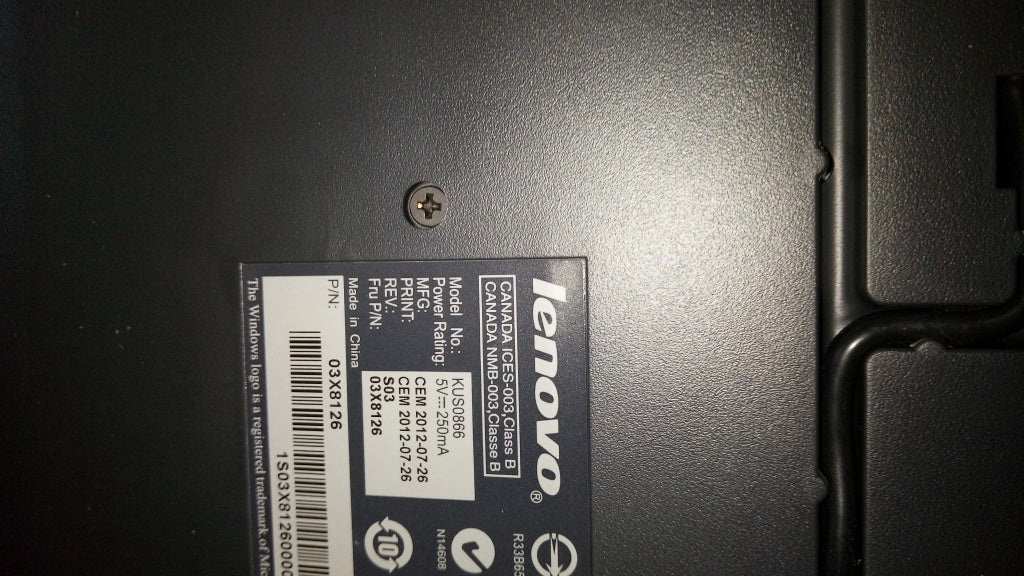 Lenovo Kyb Mouse - 03X8126