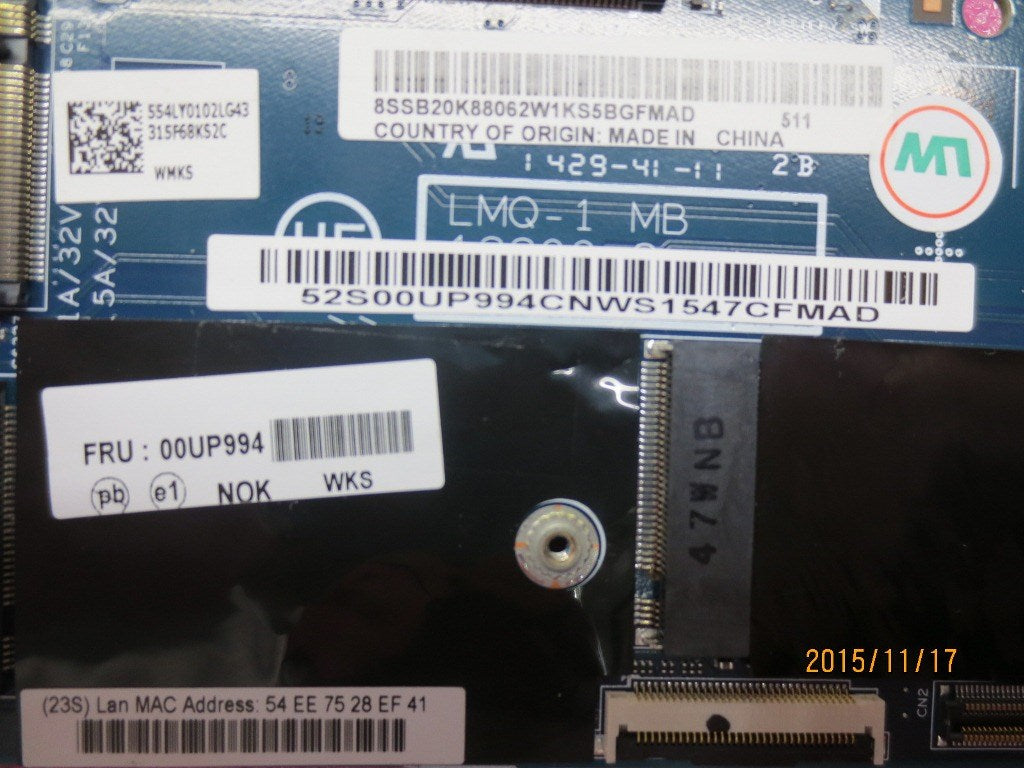 Lenovo Pl System Boards - 00UP994