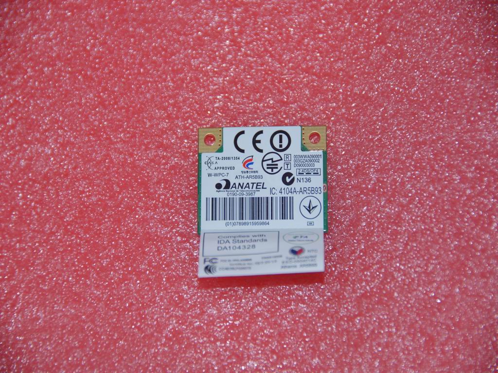 Lenovo 20002276 Wlan Cbt Ar9283 Hb93 Bgn Mow