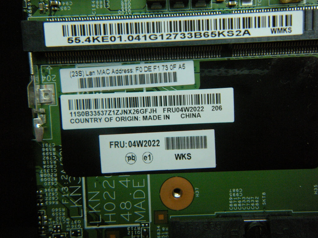 Lenovo Pl System Boards - 04W2022
