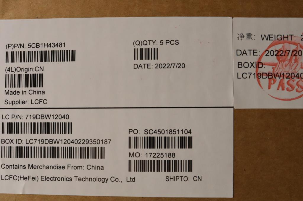 Lenovo Cover Upper Case Asmnordic L82 - 5CB1H43481