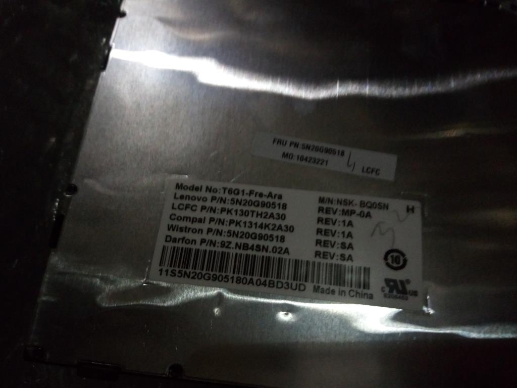 Lenovo Ki Keyboards Internal - 5N20G90518