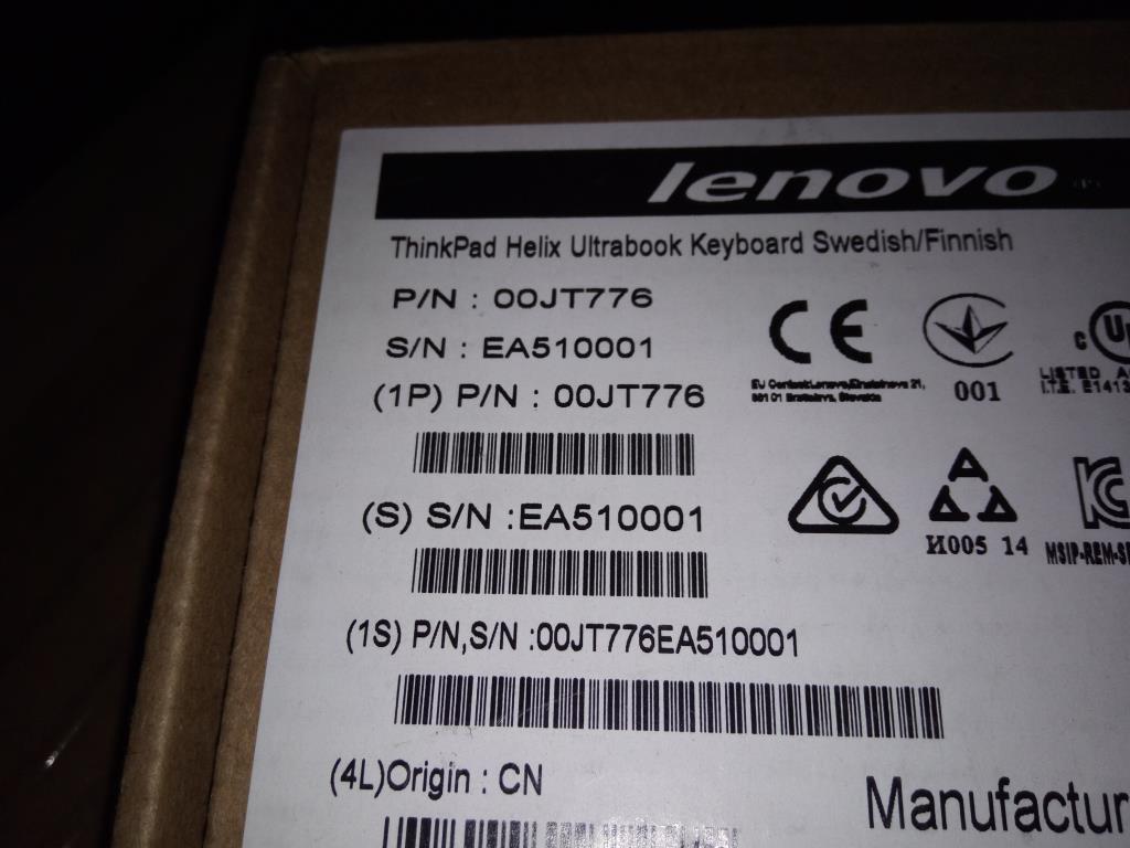 Lenovo Ki Keyboards Internal - 00JT776