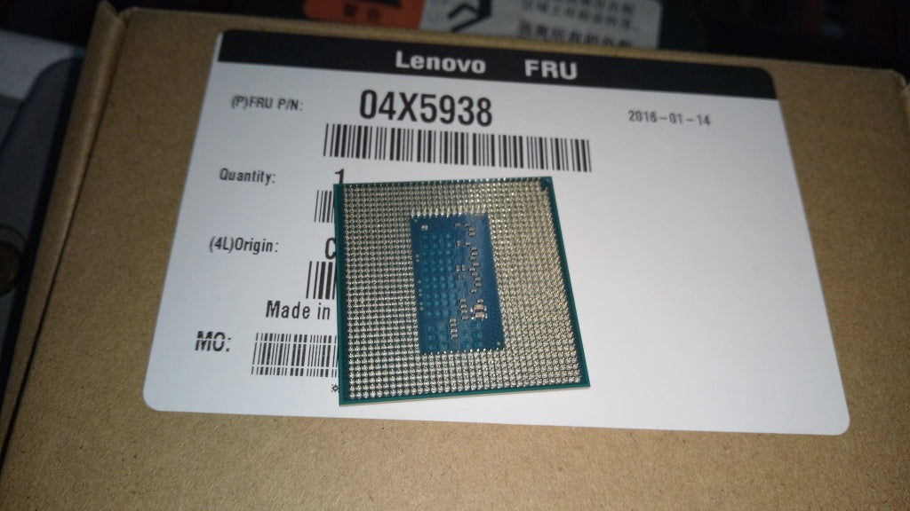 Lenovo Pu Processors - 04X5938