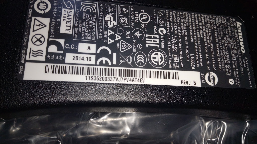 Lenovo 36200337 Ad Ac Adapters