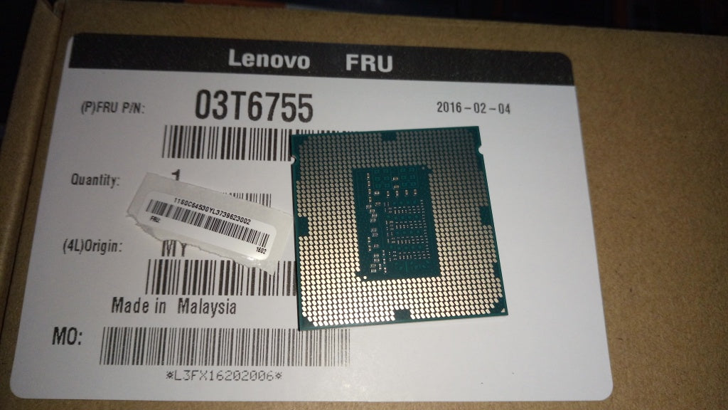 Lenovo Sp Intel Xeon,E3-1270V3 - 03T6755